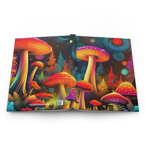 Mushroom Journal Hardcover Matte (Gratitude / Manifesting / Affirmation) - FNKY ROOSTER DESIGNS