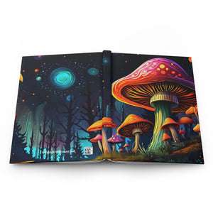 Mushroom Journal Hardcover Matte (Gratitude / Manifesting / Affirmation) - FNKY ROOSTER DESIGNS