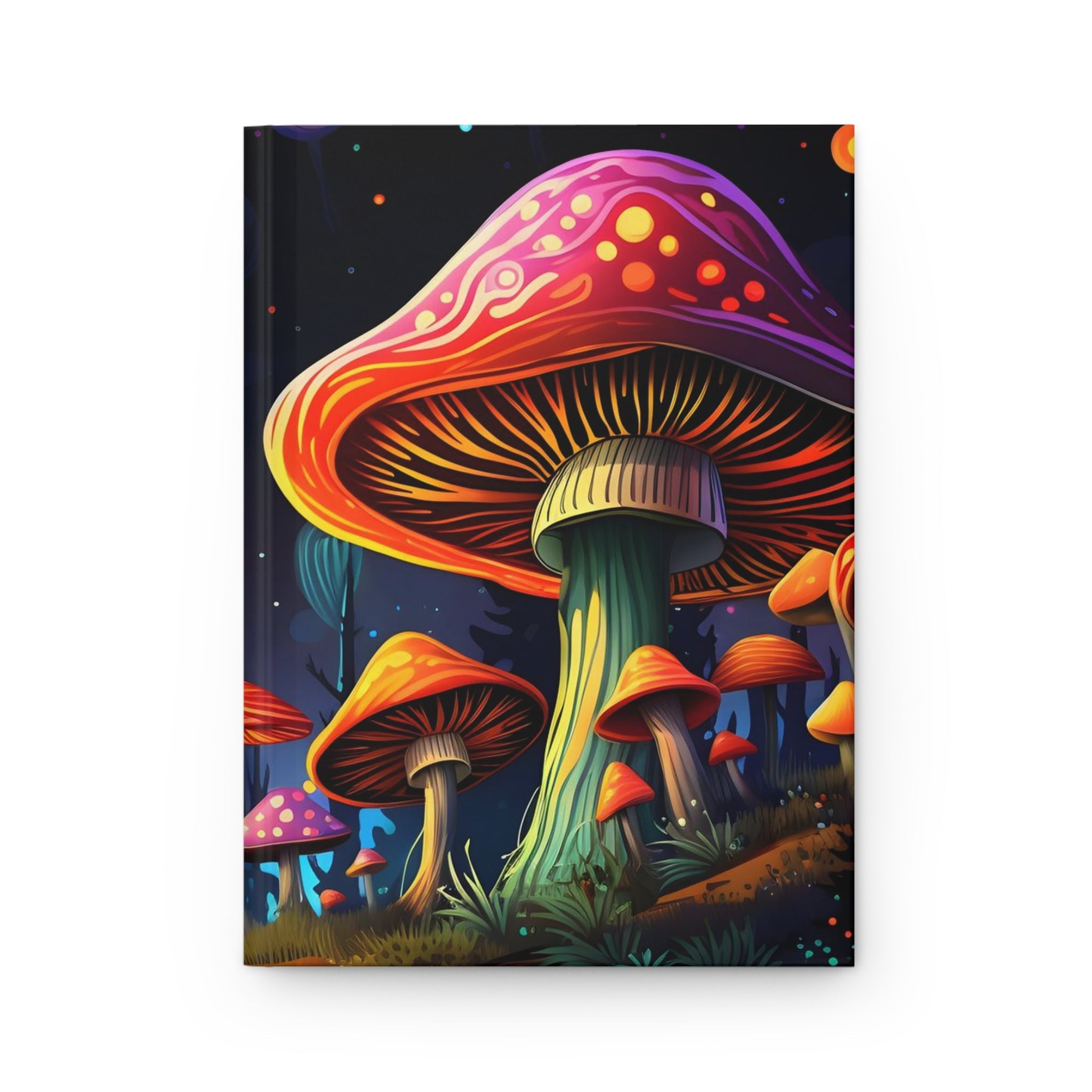 Mushroom Journal Hardcover Matte (Gratitude / Manifesting / Affirmation) - FNKY ROOSTER DESIGNS