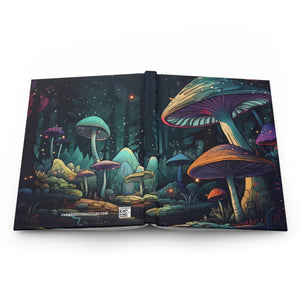 Mushroom Journal Hardcover Matte Notebook (Gratitude / Manifesting / Affirmation) - FNKY ROOSTER DESIGNS