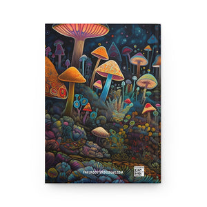 Mushroom Journey Hardcover Journal Matte (Gratitude / Manifesting / Affirmation) - FNKY ROOSTER DESIGNS