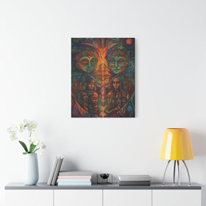 Oneness: A Vision of Unity Canvas Print - Spiritual Wall Art Canvas Stretched, 1.25'' - FNKY ROOSTER DESIGNS