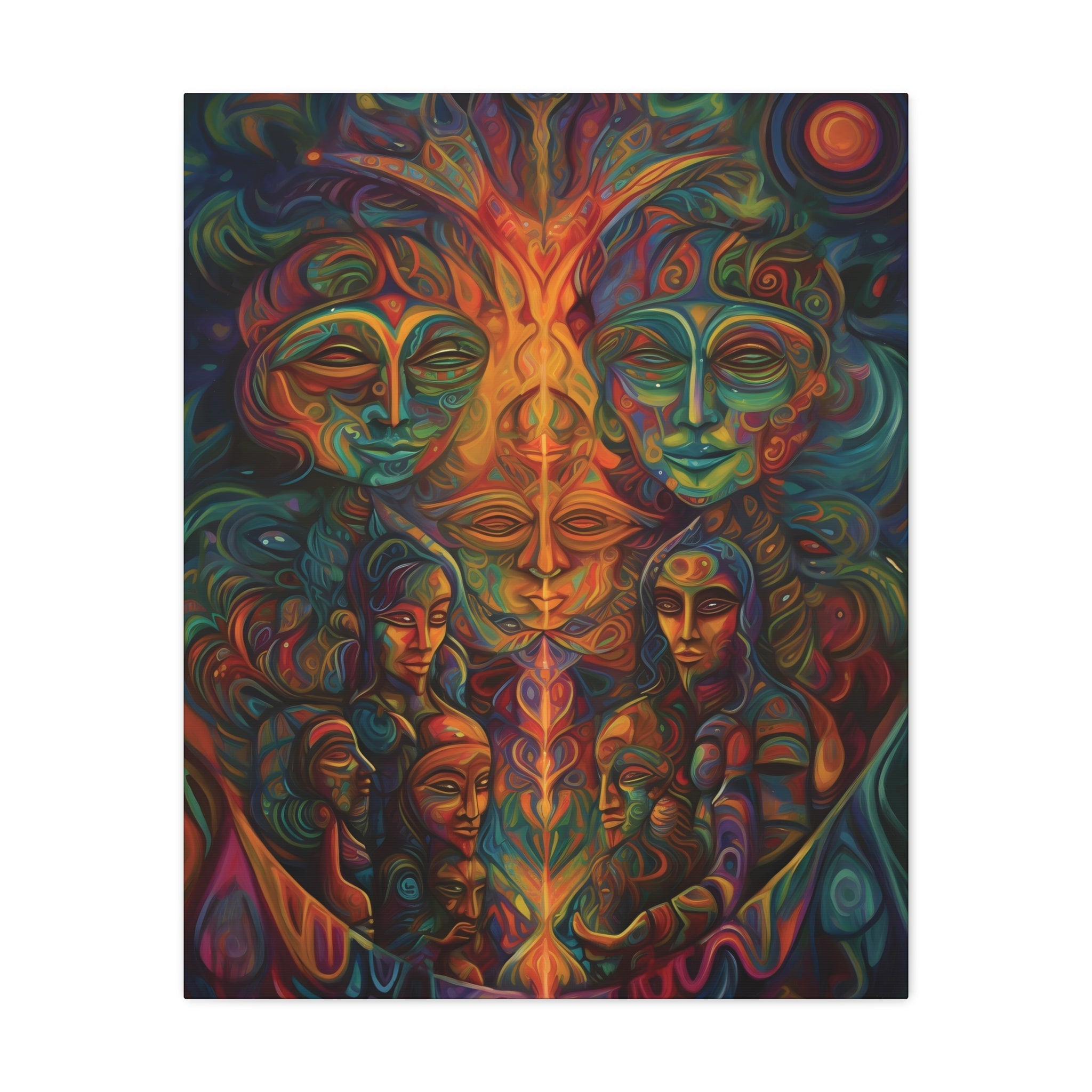 Oneness: A Vision of Unity Canvas Print - Spiritual Wall Art Canvas Stretched, 1.25'' - FNKY ROOSTER DESIGNS