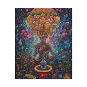 Pontificator Ayahuasca Sacred Vision Canvas Print - Matte Canvas, Stretched, 1.25" (Series 2) - FNKY ROOSTER DESIGNS