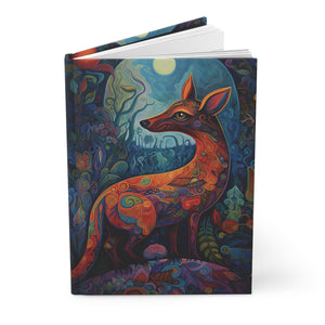 Psychedelic Fox Hardcover Journal - FNKY ROOSTER DESIGNS