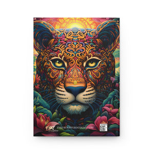 Psychedelic Lion Hardcover Journal (Back to School / Gratitude / Manifesting Journal) - FNKY ROOSTER DESIGNS