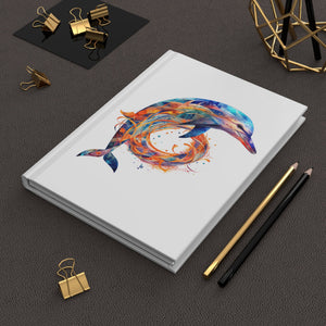 Sacred Dolphin Hardcover Journal (Back to School / Gratitude / Manifesting Journal) - FNKY ROOSTER DESIGNS