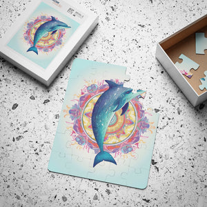 Sacred Dolphin Kids' Puzzle, 30 - Piece - FNKY ROOSTER DESIGNS