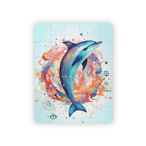 Sacred Dolphin Kids' Puzzle, 30 - Piece - FNKY ROOSTER DESIGNS