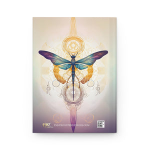Sacred dragonfly Hardcover Journal (Back to School / Gratitude / Manifesting Journal) - FNKY ROOSTER DESIGNS