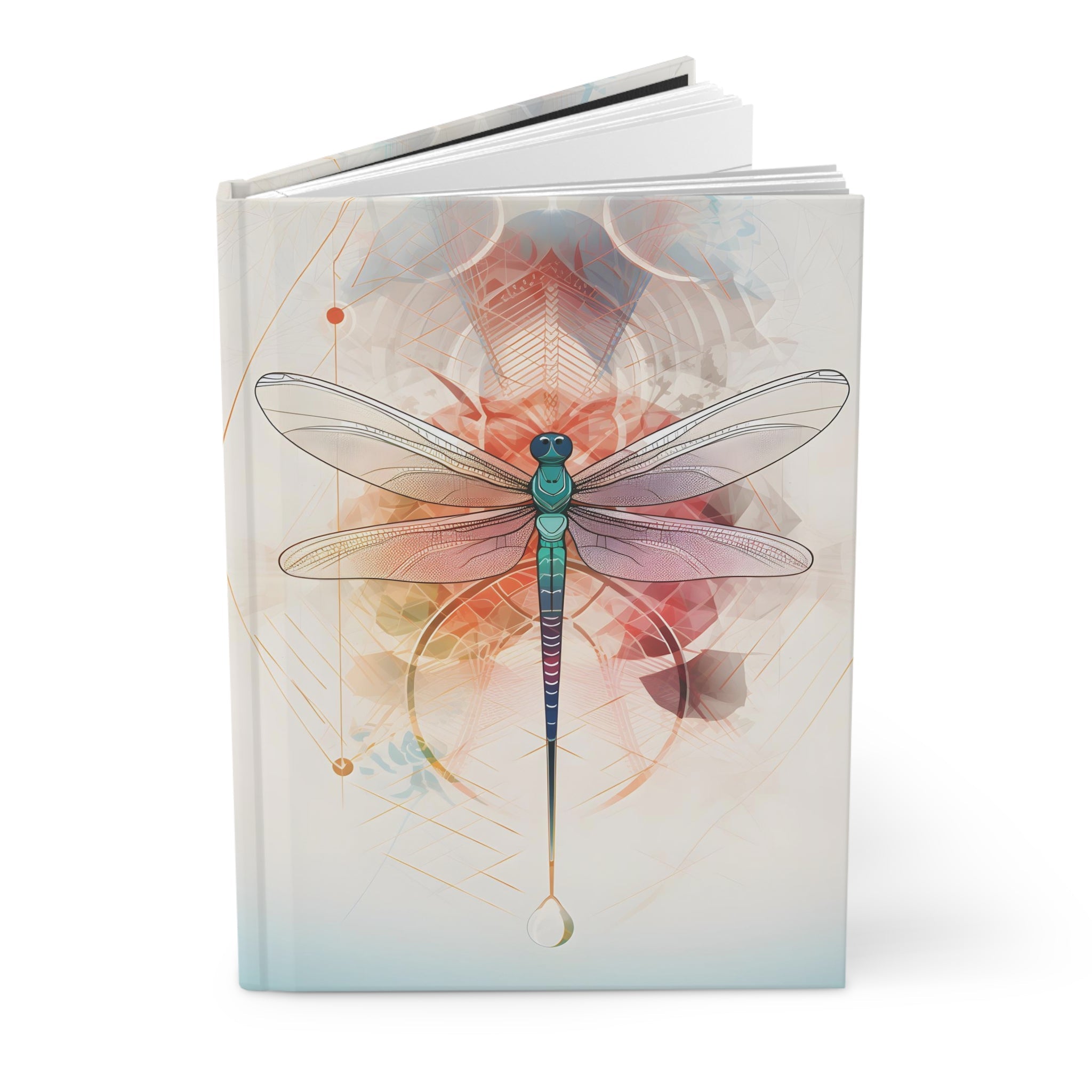 Sacred dragonfly Hardcover Journal (Back to School / Gratitude / Manifesting Journal) - FNKY ROOSTER DESIGNS