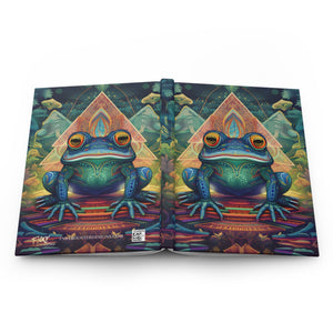 Sacred Frog Hardcover Matte Journal - FNKY ROOSTER DESIGNS