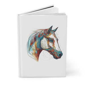 Sacred Geometric Horse Hardcover Journal (Back to School / Gratitude / Manifesting Journal) - FNKY ROOSTER DESIGNS