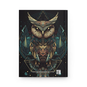 Sacred Geometric OWL Hardcover Journal (Back to School / Gratitude / Manifesting Journal) - FNKY ROOSTER DESIGNS