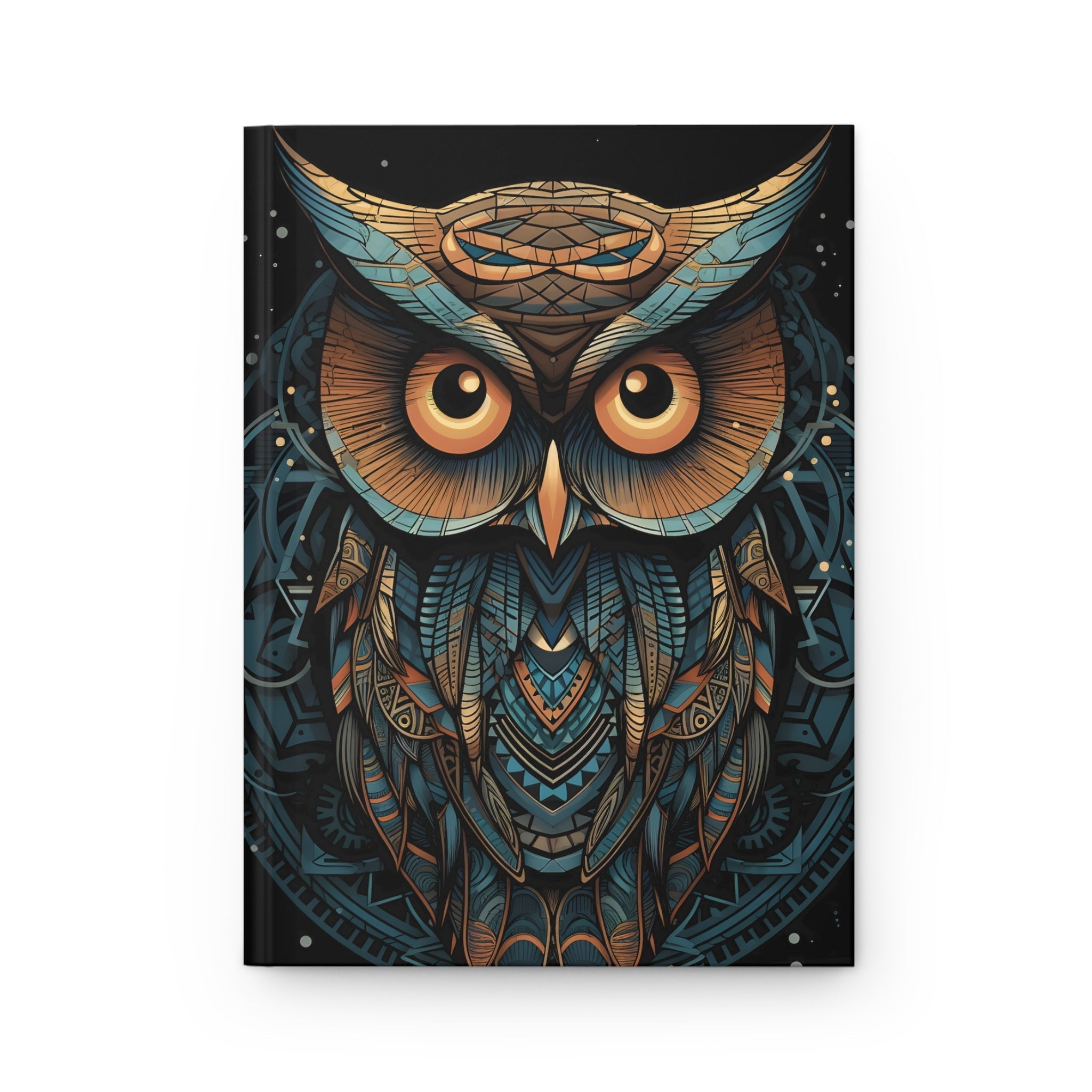 Sacred Geometric OWL Hardcover Journal (Back to School / Gratitude / Manifesting Journal) - FNKY ROOSTER DESIGNS