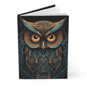 Sacred Geometric OWL Hardcover Journal (Back to School / Gratitude / Manifesting Journal) - FNKY ROOSTER DESIGNS