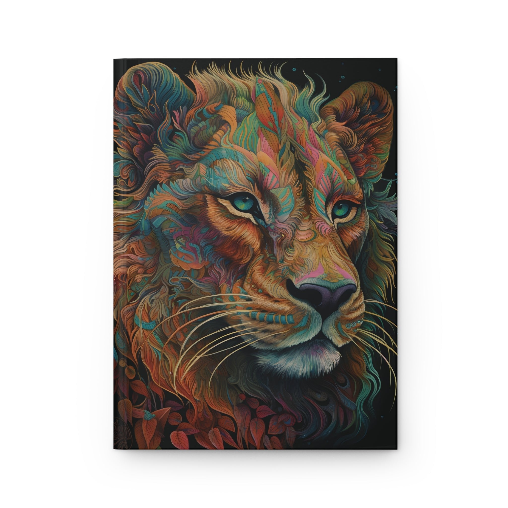 Sacred Lion Hardcover Journal (Back to School / Gratitude / Manifesting Journal) - FNKY ROOSTER DESIGNS