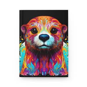 Sacred Otter Black Hardcover Journal (Back to School / Gratitude / Manifesting Journal) - FNKY ROOSTER DESIGNS