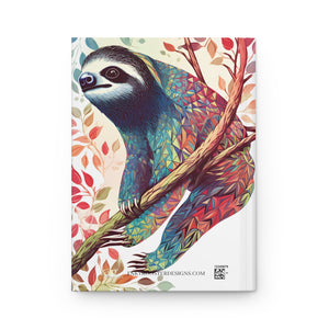 Sacred Sloth Hardcover Journal (Back to School / Gratitude / Manifesting Journal) - FNKY ROOSTER DESIGNS