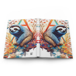 Sacred Sloth Hardcover Journal (Back to School / Gratitude / Manifesting Journal) - FNKY ROOSTER DESIGNS