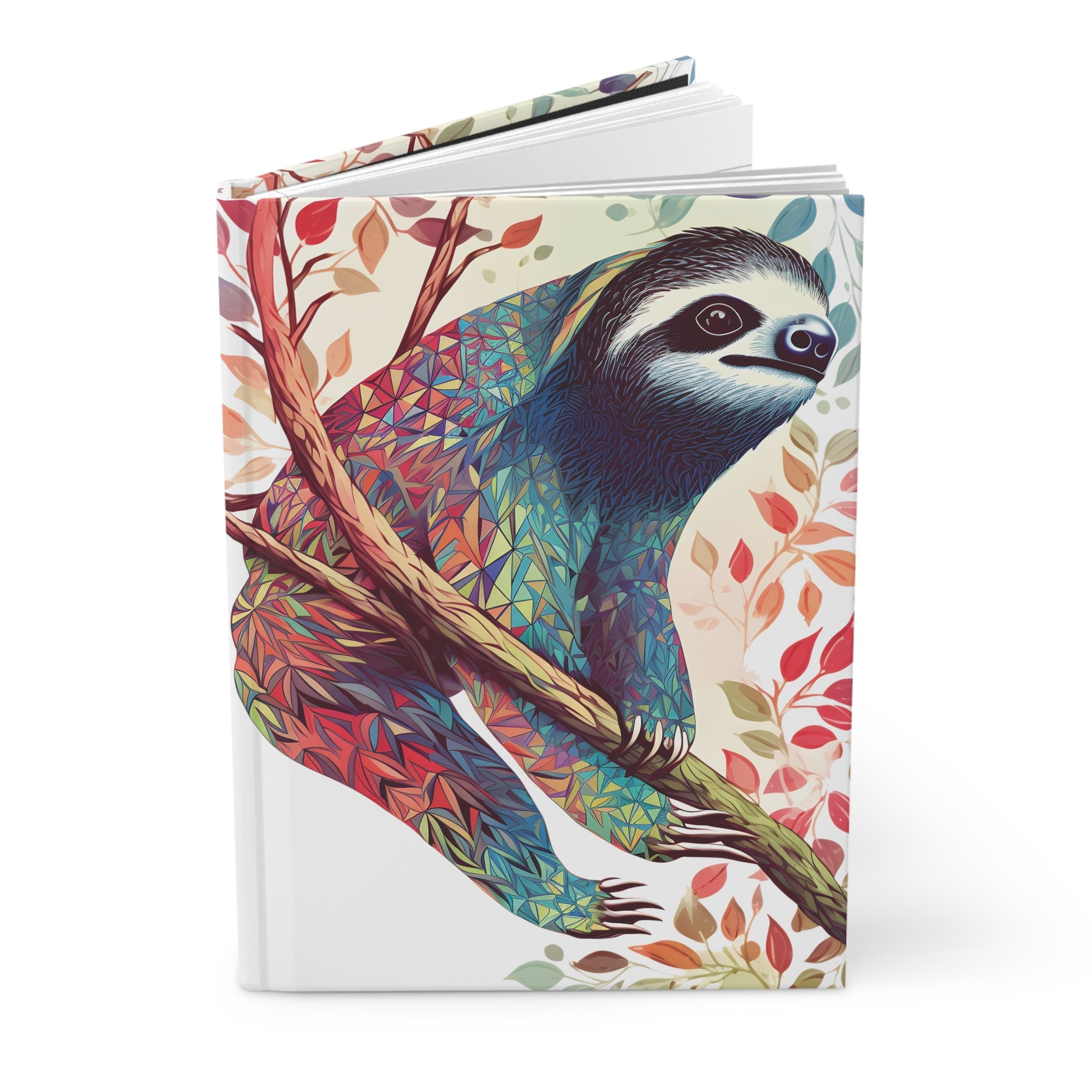 Sacred Sloth Hardcover Journal (Back to School / Gratitude / Manifesting Journal) - FNKY ROOSTER DESIGNS