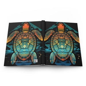 Sea Turtle Hard Cover Diary or Journal (Back to School / Gratitude / Manifesting Journal) - FNKY ROOSTER DESIGNS