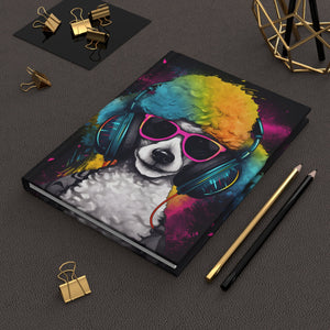 Street Chic Poodle Hardcover Journal Great gift for Dog lovers (Gratitude / Manifesting / Affirmation) - FNKY ROOSTER DESIGNS