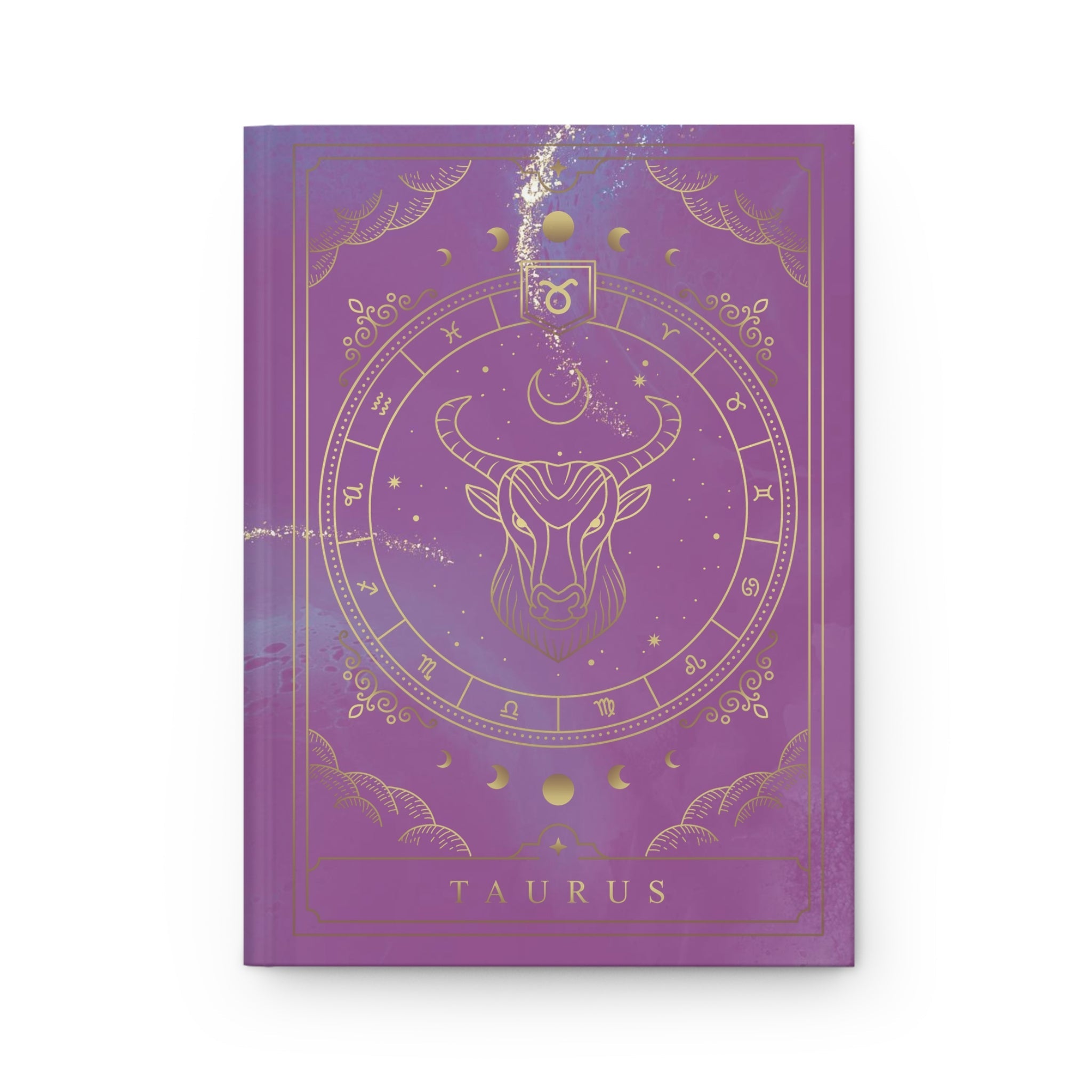 Taurus Horoscope Zodiac Matte Hardcover Journal – Rule Lined Pages for the Grounded Taurus - FNKY ROOSTER DESIGNS