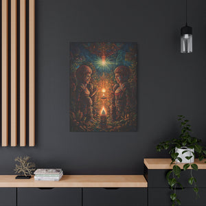 Teachers of the Light 1 Canvas Print - Spiritual Wall Art Canvas Stretched, 1.25'' - FNKY ROOSTER DESIGNS