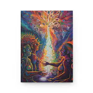 The Gift Ayahuasca Art Sacred Vision Hardcover Matte Journal Gratitude Dream Manifesting Journal - FNKY ROOSTER DESIGNS