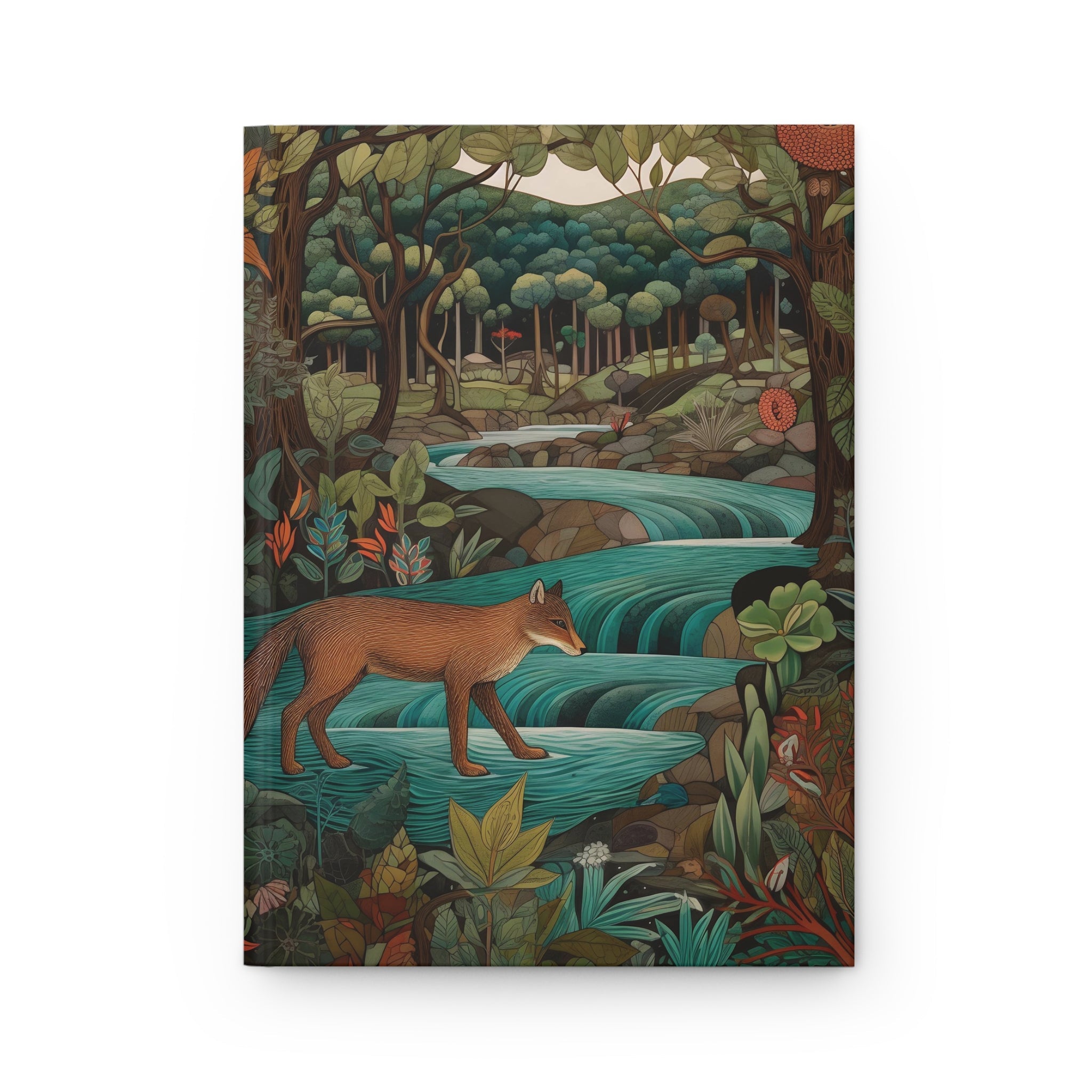 Woodland Fox Hardcover Journal - FNKY ROOSTER DESIGNS