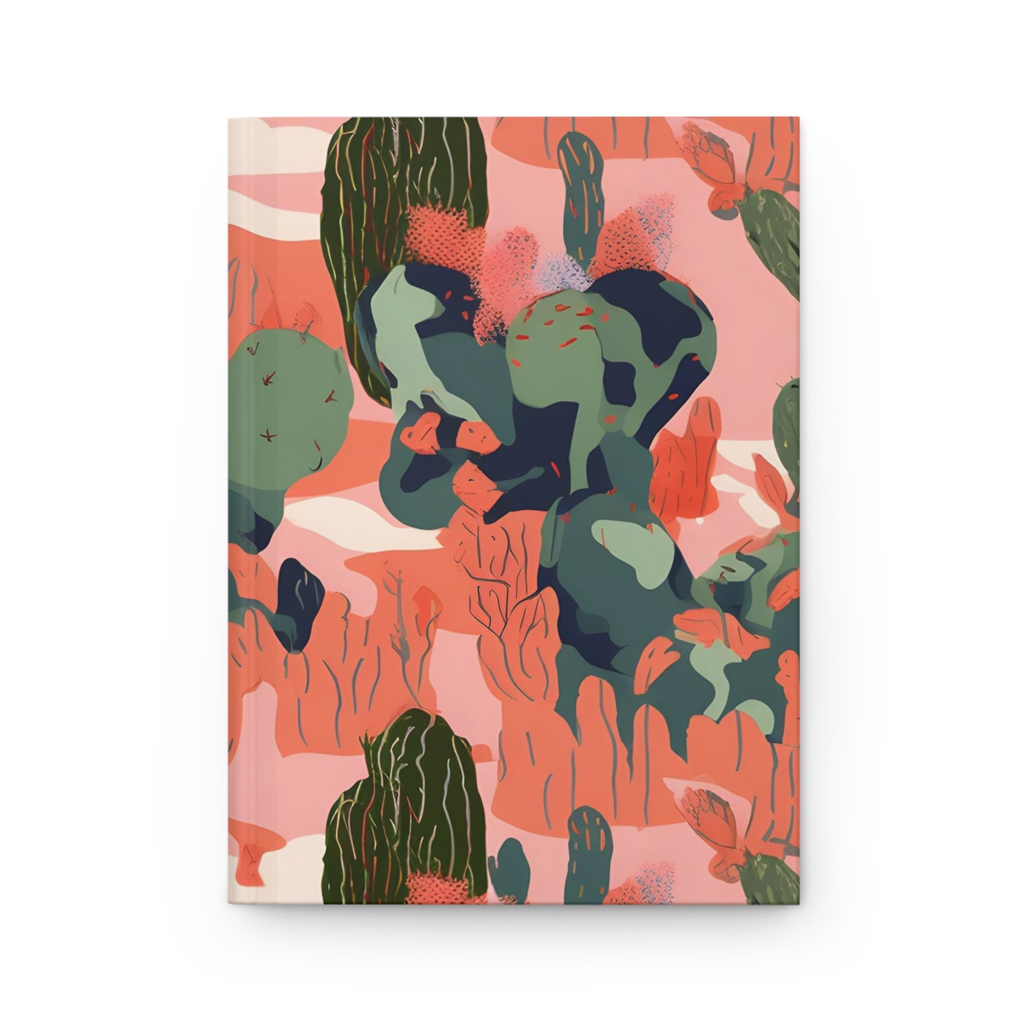 Desert Camouflage Hardcover Journal - Lined/Blank Pages - Military Style Notebook - Tactical Diary - Gift for Veterans, Outdoor Enthusiasts