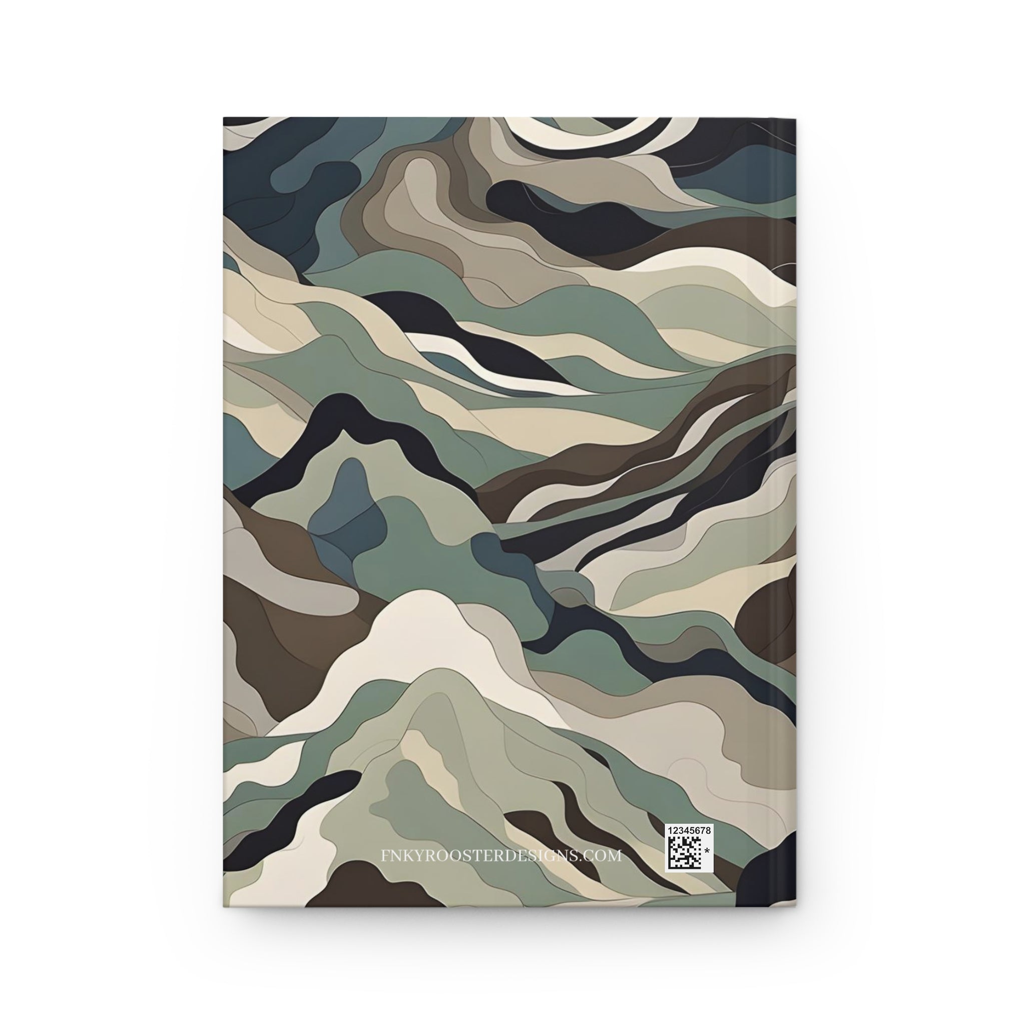 Mountain Camouflage Hardcover Journal - Ruled Pages - Outdoor Adventure Notebook - Hiking, Camping, Hunting Journal - Gift for Nature Lovers