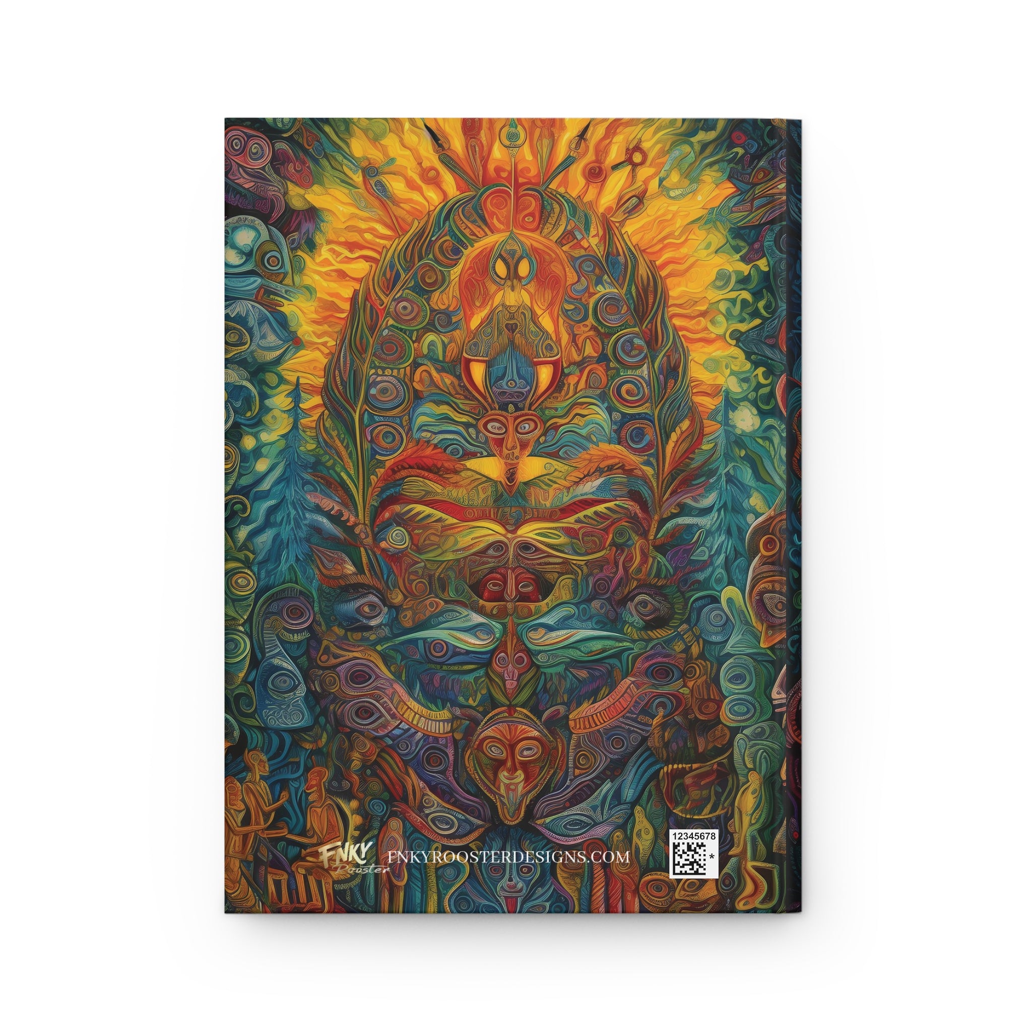 The Path Ayahuasca art Sacred Vision Hardcover Journal