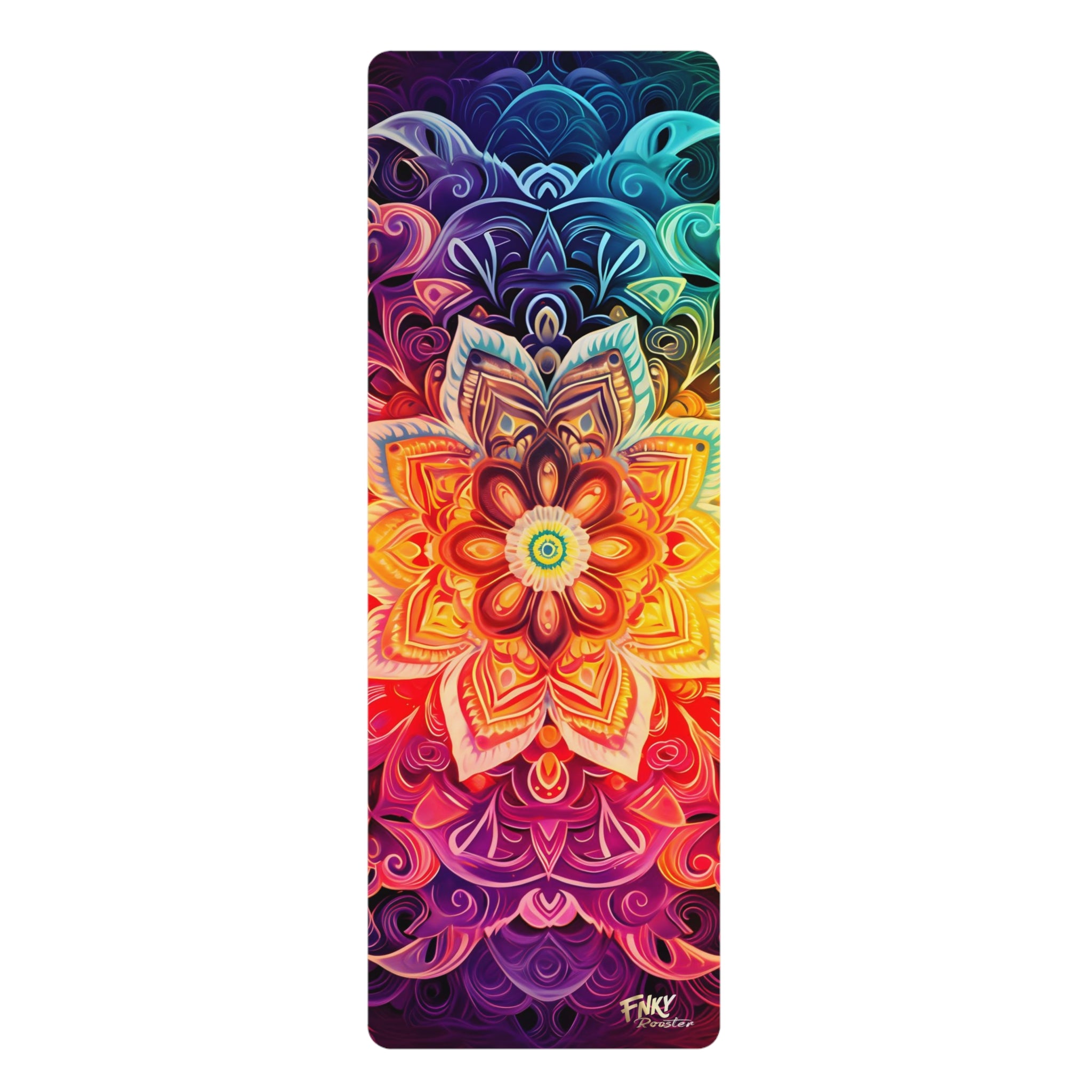 Cosmic Mandala Yoga Mat Perfect for Vinyasa, Ashtanga, Pilates & Home Workouts