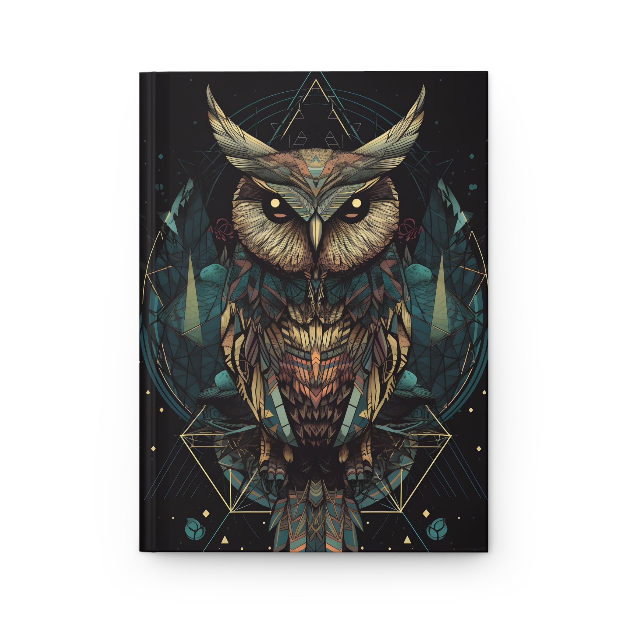 Sacred Geometric OWL Hardcover Journal (Back to School / Gratitude / Manifesting Journal)