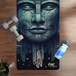 Ancient Mayan Design Yoga Mat Perfect for Vinyasa, Ashtanga, Pilates & Home Workouts - FNKY ROOSTER DESIGNS
