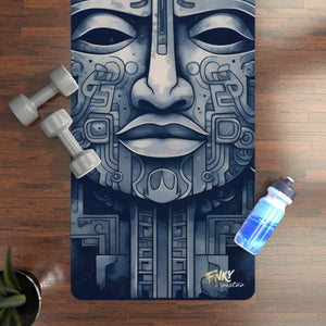 Ancient Mayan Design Yoga Mat Perfect for Vinyasa, Ashtanga, Pilates & Home Workouts - FNKY ROOSTER DESIGNS