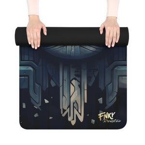 Ancient Mayan Design Yoga Mat Perfect for Vinyasa, Ashtanga, Pilates & Home Workouts - FNKY ROOSTER DESIGNS