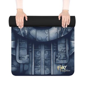 Ancient Mayan Yoga Mat Perfect for Vinyasa, Ashtanga, Pilates & Home Workouts - FNKY ROOSTER DESIGNS