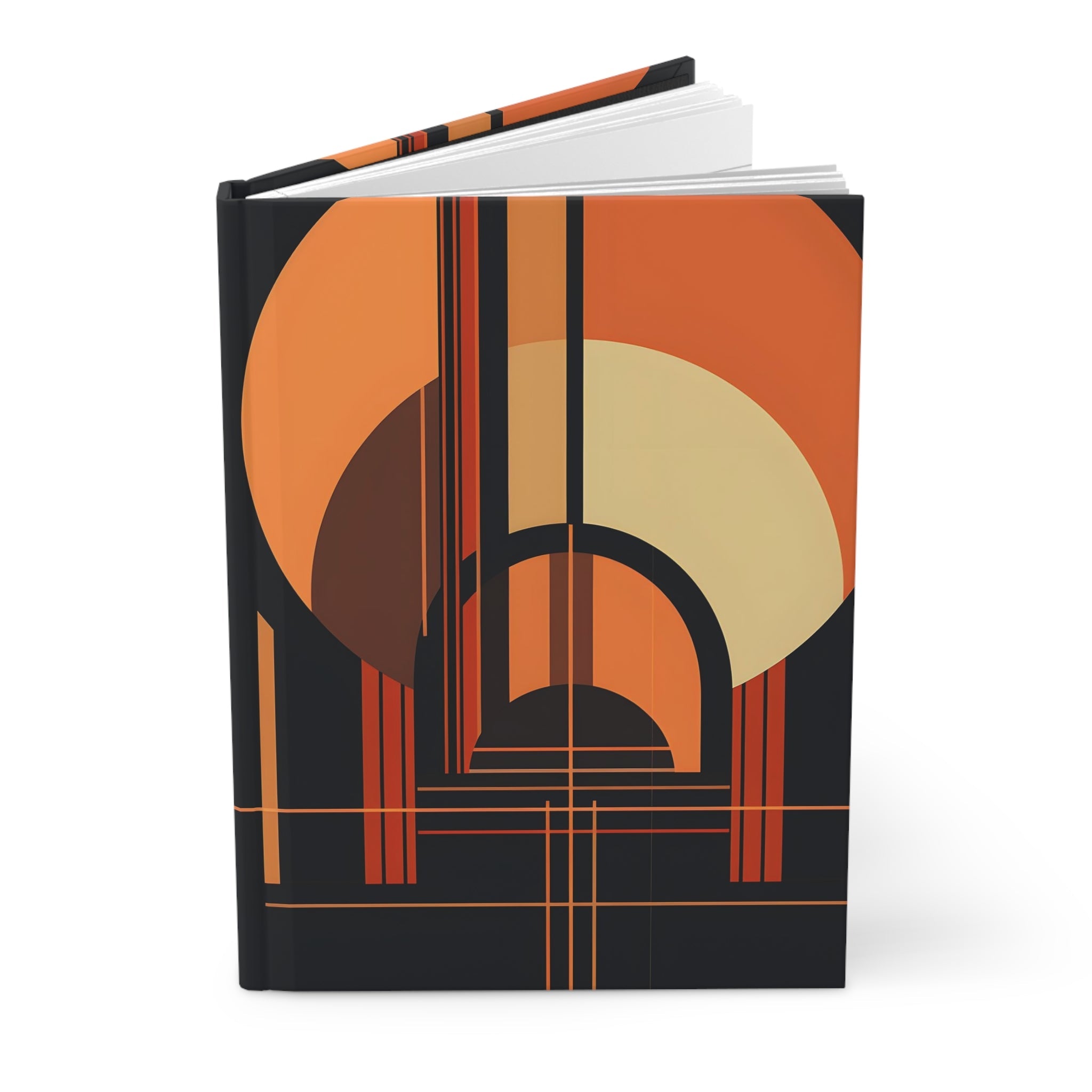 Art Deco Rule - Lined Hardcover Journal (Back to School / Gratitude / Manifesting Journal) - FNKY ROOSTER DESIGNS
