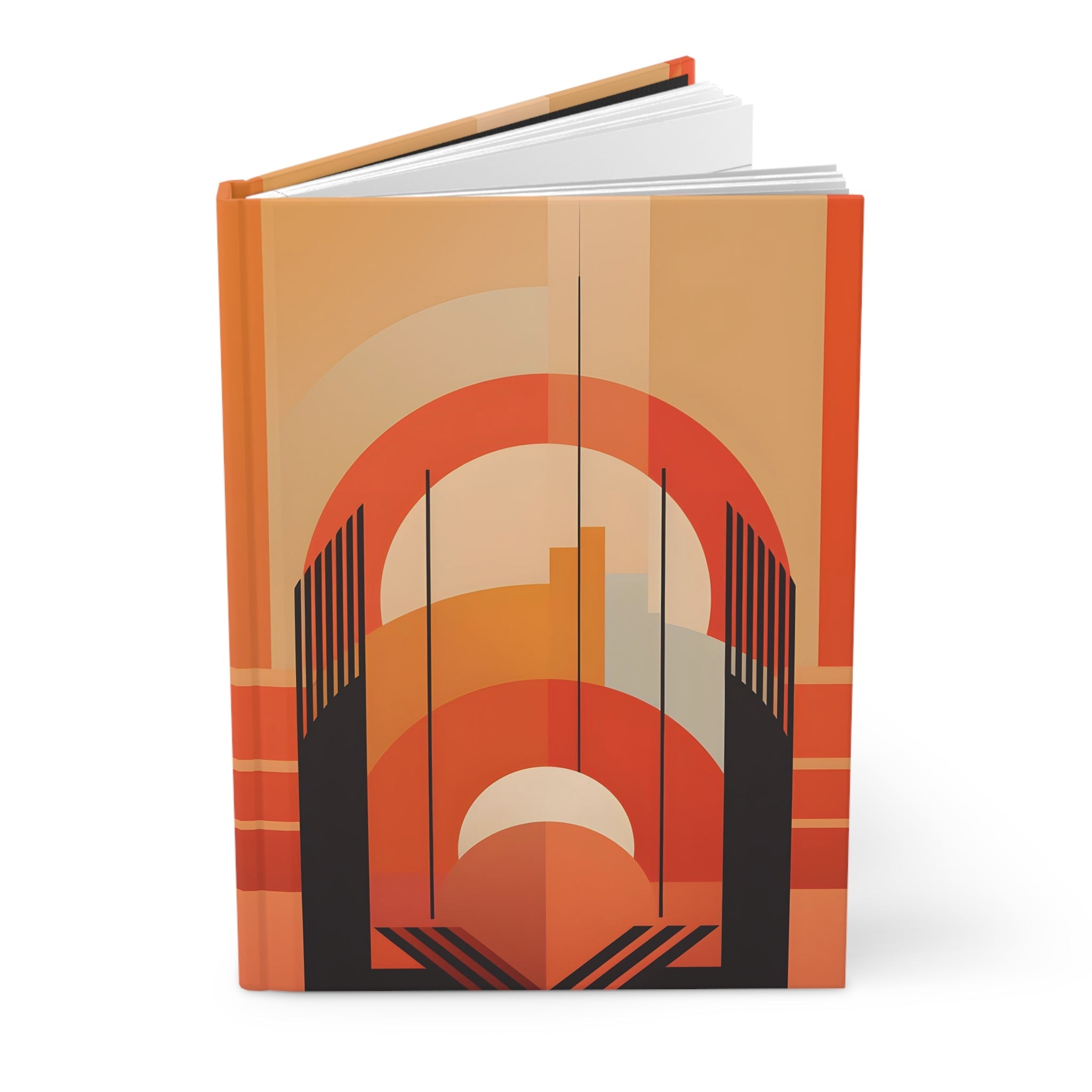 Art Deco Rule - Lined Hardcover Journal (Back to School / Gratitude / Manifesting Journal) - FNKY ROOSTER DESIGNS