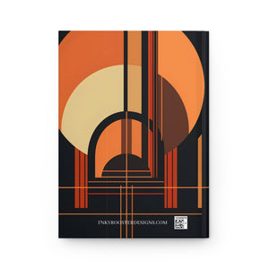 Art Deco Rule - Lined Hardcover Journal (Back to School / Gratitude / Manifesting Journal) - FNKY ROOSTER DESIGNS