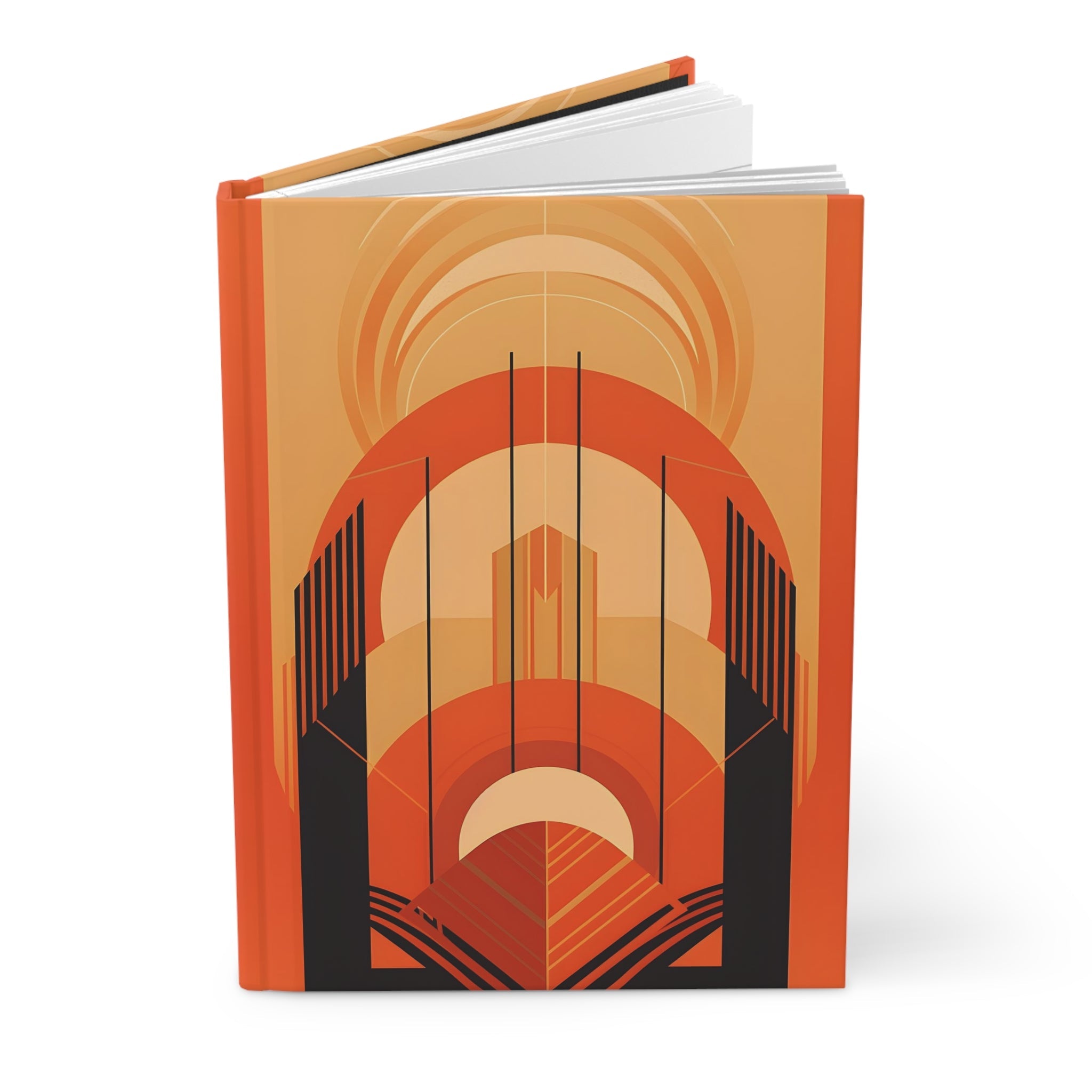 Art Deco Rule - Lined Hardcover Journal (Back to School / Gratitude / Manifesting Journal) - FNKY ROOSTER DESIGNS