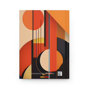 Art Deco Rule - Lined Hardcover Journal (Back to School / Gratitude / Manifesting Journal) - FNKY ROOSTER DESIGNS