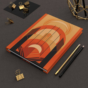 Art Deco Rule - Lined Hardcover Journal (Back to School / Gratitude / Manifesting Journal) - FNKY ROOSTER DESIGNS