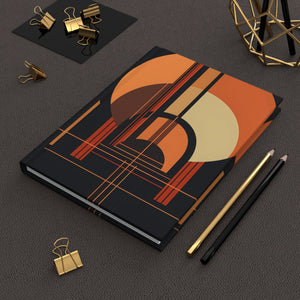 Art Deco Rule - Lined Hardcover Journal (Back to School / Gratitude / Manifesting Journal) - FNKY ROOSTER DESIGNS