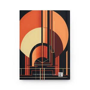 Art Deco Rule - Lined Hardcover Journal (Back to School / Gratitude / Manifesting Journal) - FNKY ROOSTER DESIGNS