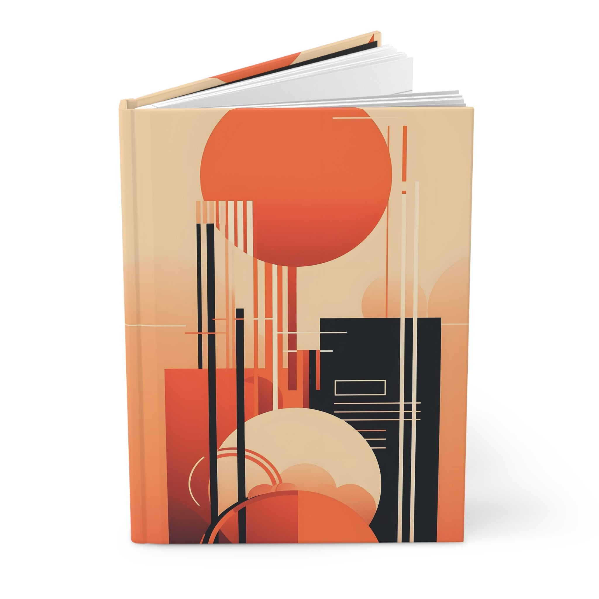 Art Deco Rule - Lined Hardcover Journal (Back to School / Gratitude / Manifesting Journal) - FNKY ROOSTER DESIGNS