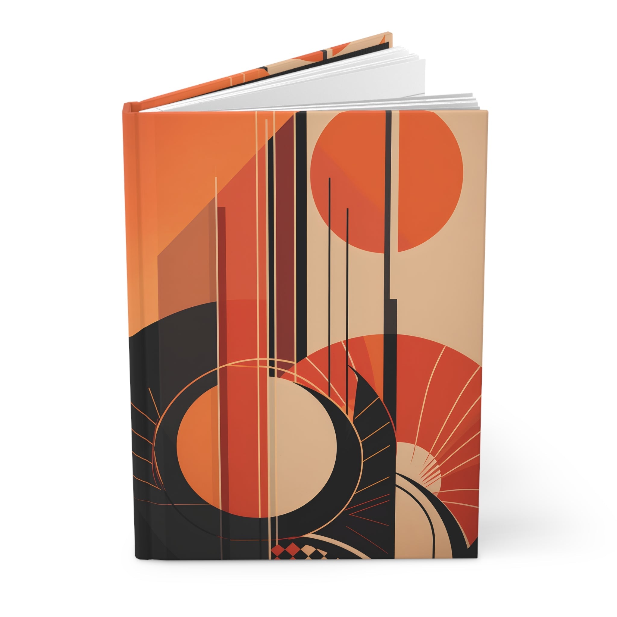 Art Deco Rule - Lined Hardcover Journal (Back to School / Gratitude / Manifesting Journal) - FNKY ROOSTER DESIGNS